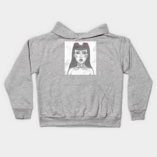 Rosy nude(she decent) Kids Hoodie